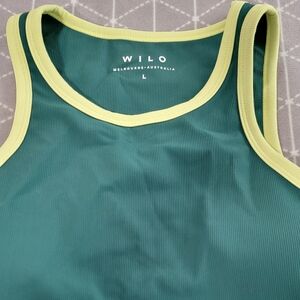 Wilo women's green sports Bra new with tags size large L